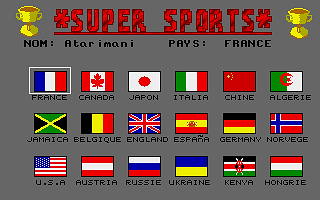 Super Sports atari screenshot